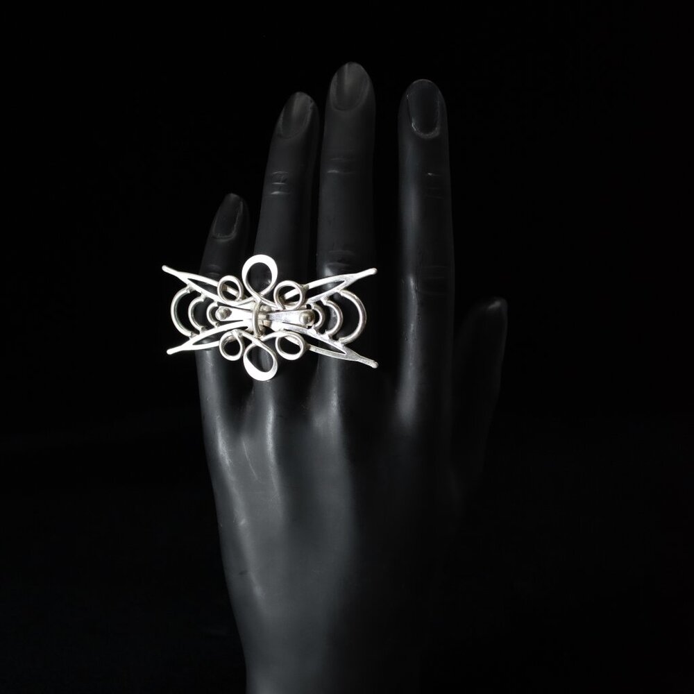 Dannijo Silver Sculptural Loop Ring - image 2